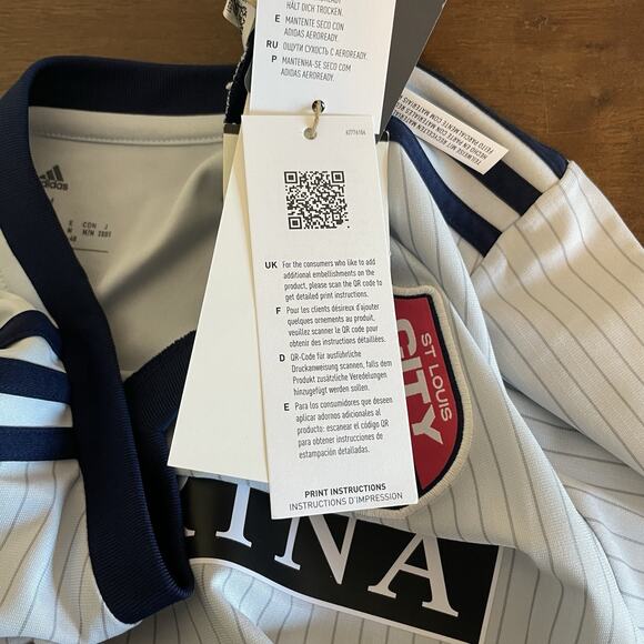 NWT Adidas St. Louis City Soccer 2023 Inaugural Season Away Jersey Gray Men's M - Picture 12 of 16